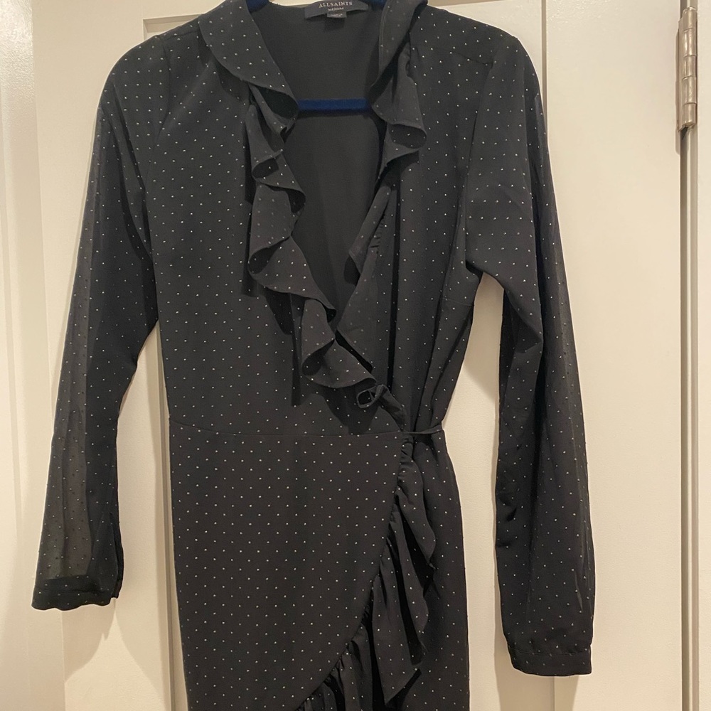 All Saints wrap dress